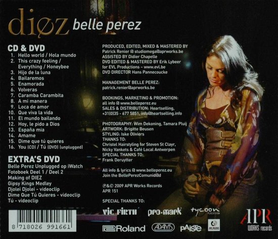 Belle Perez - Diez Live-Acoustic -CD