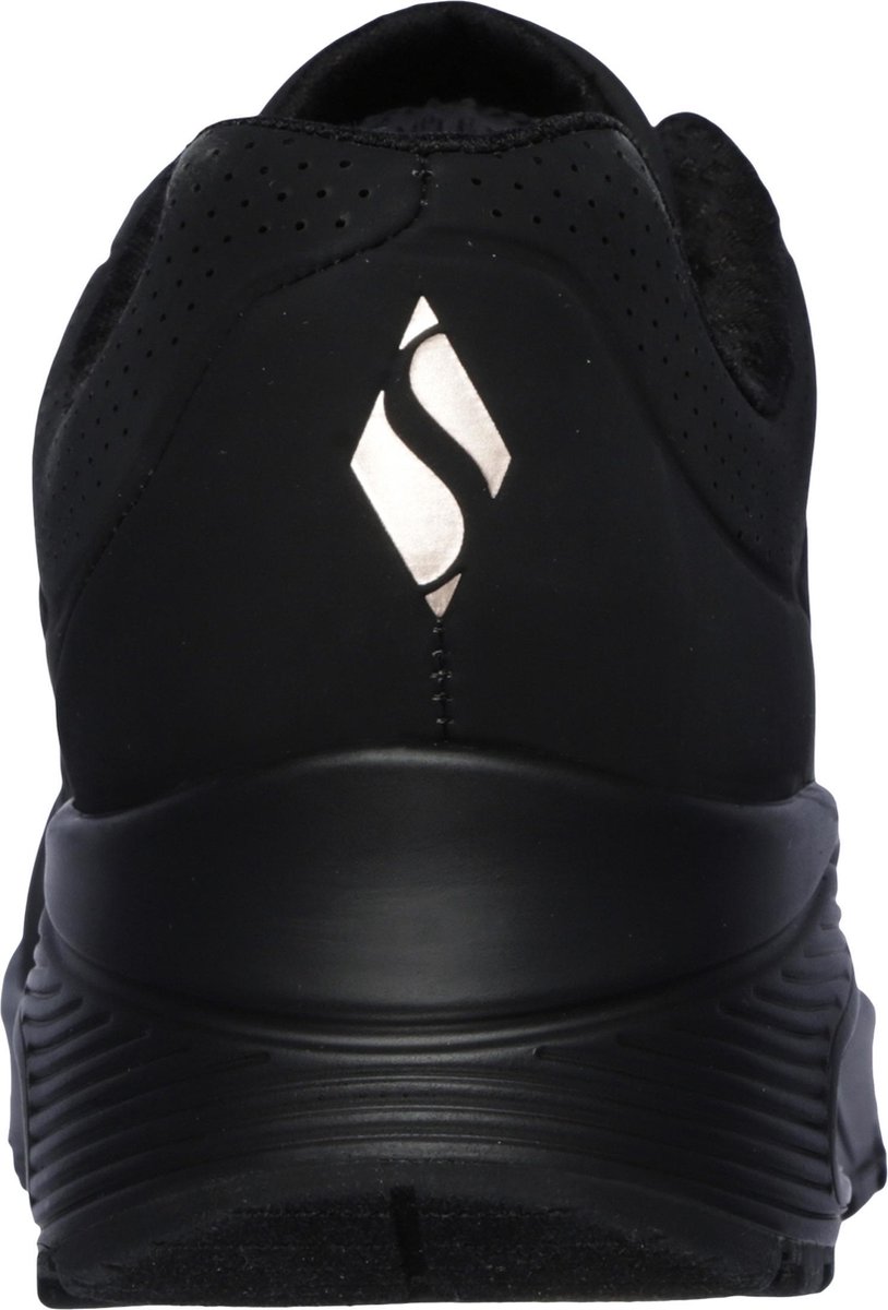 Skechers - maat 38 - Uno Dames Sneakers - Zwart