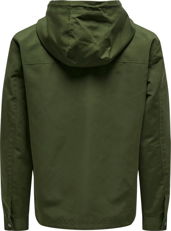 ONLY & SONS  - Maat L - ONSMATT HOOD JACKET OTW VD Heren Jas