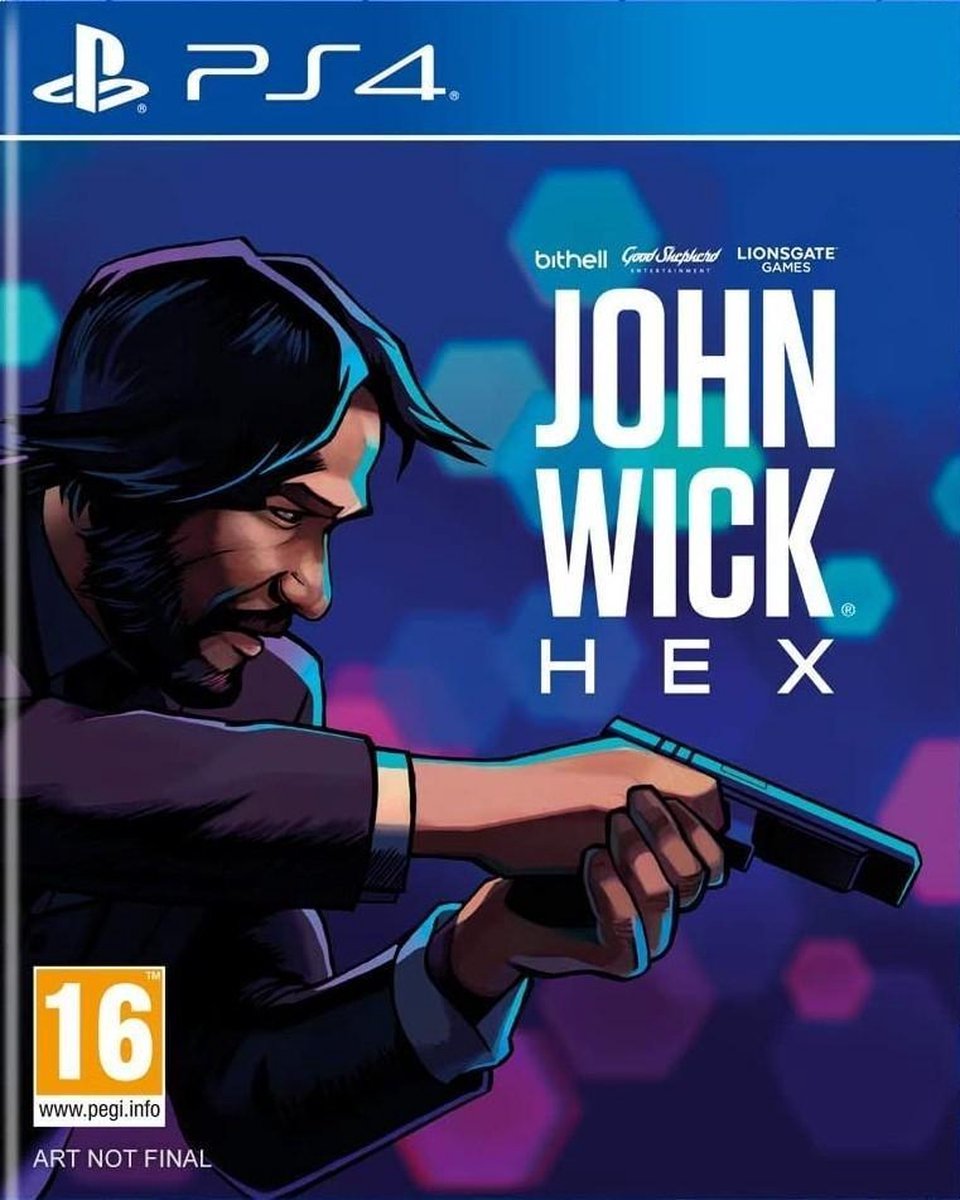 video game, PS4, game cover, John Wick Hex, hexagonal background