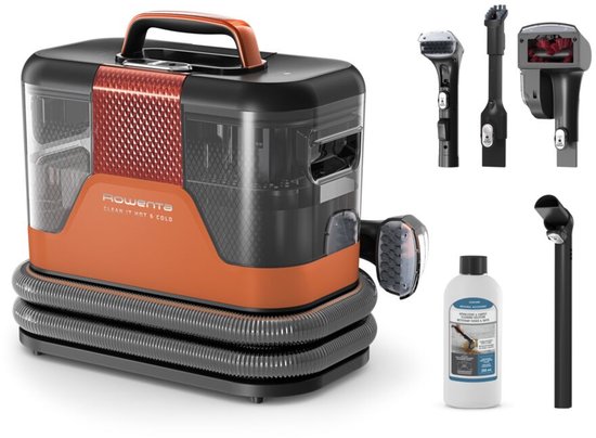 Rowenta Clean-it Hot & Cold IN7011 - Vlekkenreiniger - Verwisselbare Opzetstukken - Geschikt voor Tapijten - 1150W
