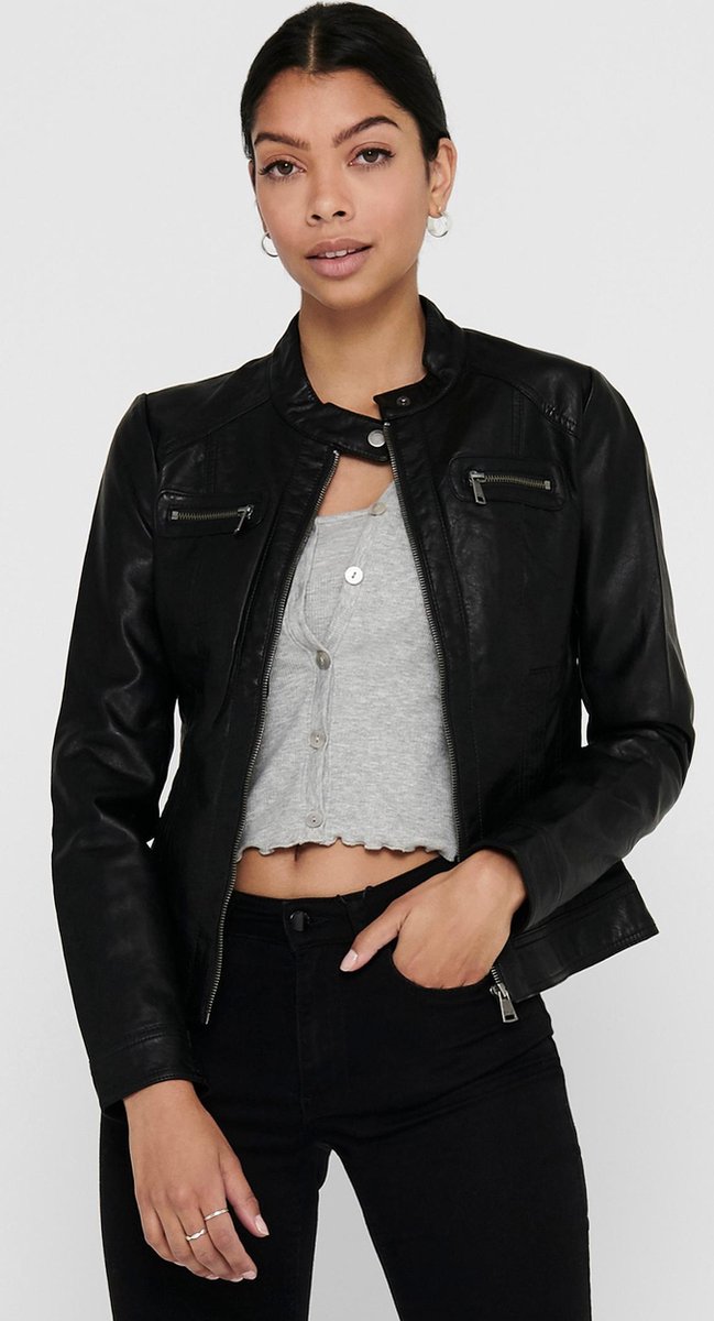 ONLY - Maat 40 - ONLBANDIT FAUX LEATHER BIKER OTW NOOS Dames Jas