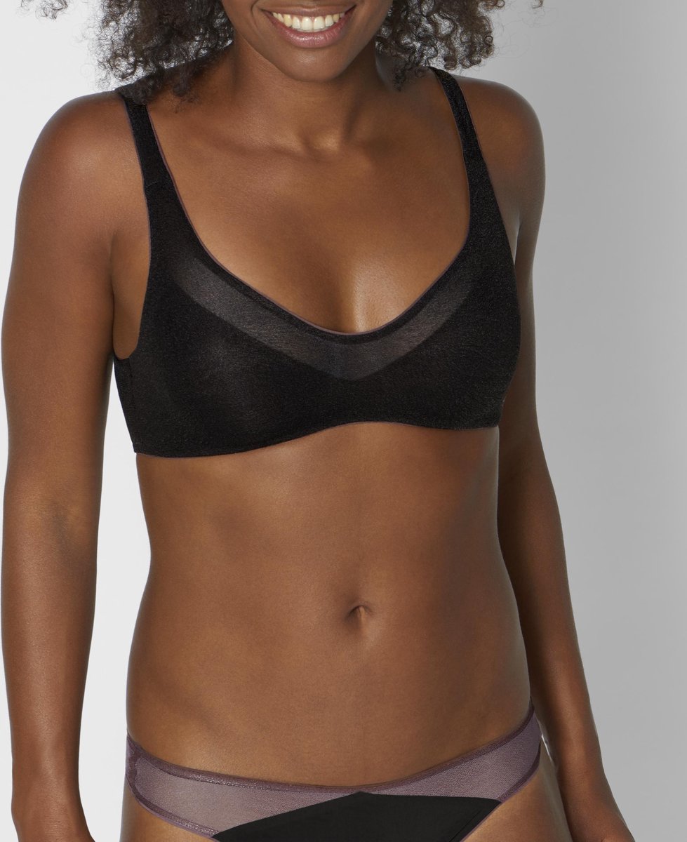sloggi - Maat M - OXYGENE Infinite Soft Bra - Zwart