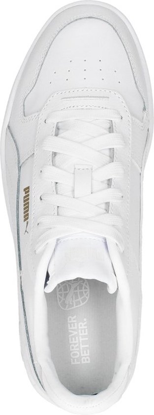 PUMA Carina Street - maat 41 - Dames Sneakers - Wit/Goud