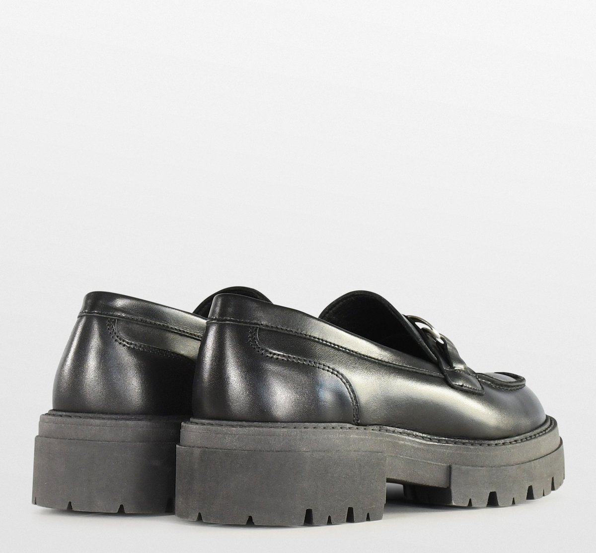 PS Poelman - Maat 39 - ROCKLAND Dames Loafers - Instappers - Zwart