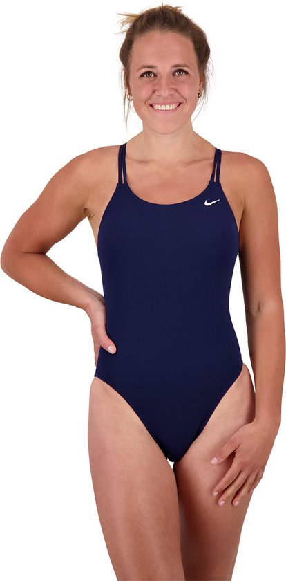 Nike Maat 36 Swim hydrostrong solid dames spiderback onpiece badpak