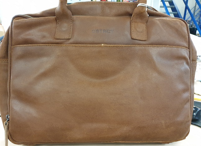 DSTRCT Fletcher Street Laptoptas - 17 inch - Cognac