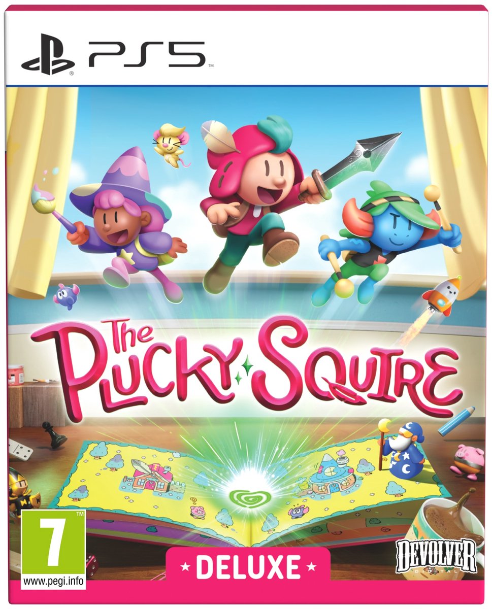 ps5, the lucky squire, deluxe, game cover, family friendly