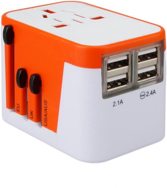 Lionheart Travel Adapter Orange NL