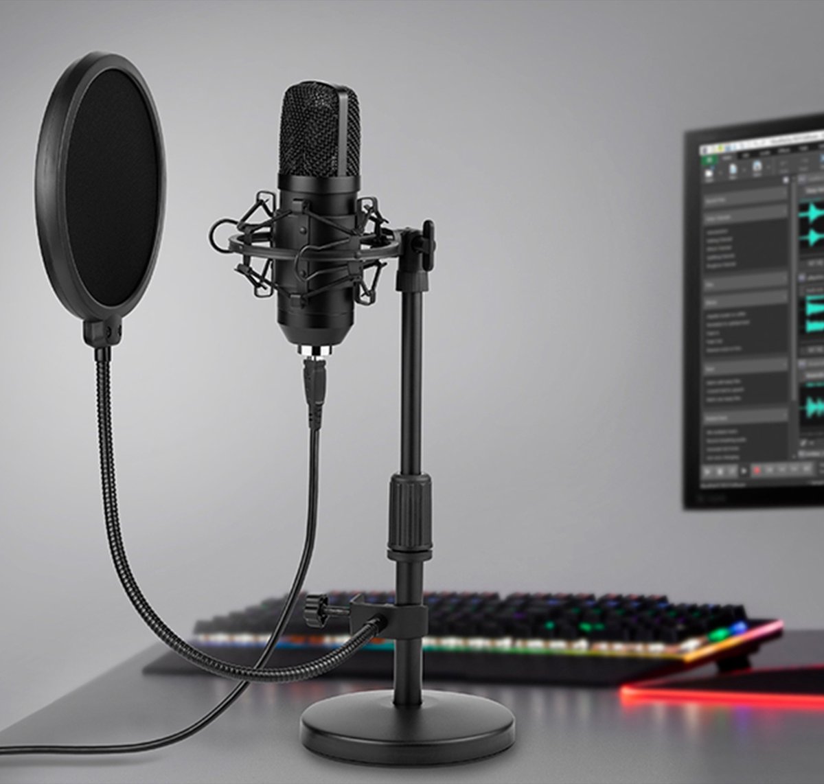 Tracer Microfoon - Microfoon arm - Microfoon standaard - Gaming & Streaming