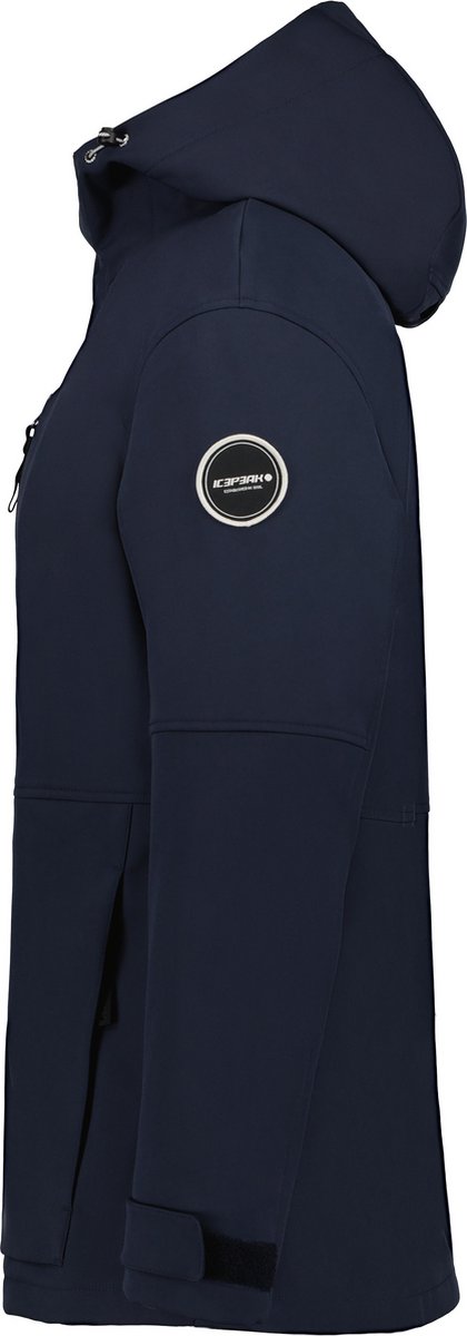 ICEPEAK - Maat 56 - ASHEBORO Lifestyle Gevoerde Softshell Dark-Blue