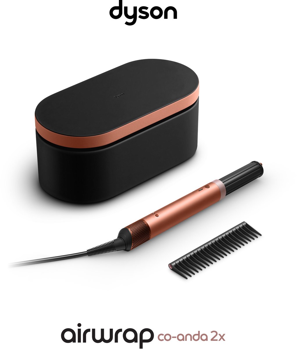 Dyson Airwrap Co-anda2x Straight+Wavy - Multistyler - Föhnborstel - Krulborstel - Amber Silk/Pink Champagne