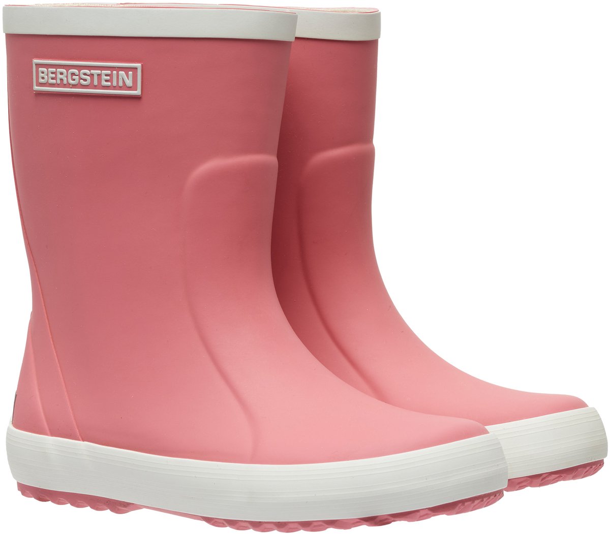 rubberen, regenlaarzen, pink, kindermaat, logo Bergstein