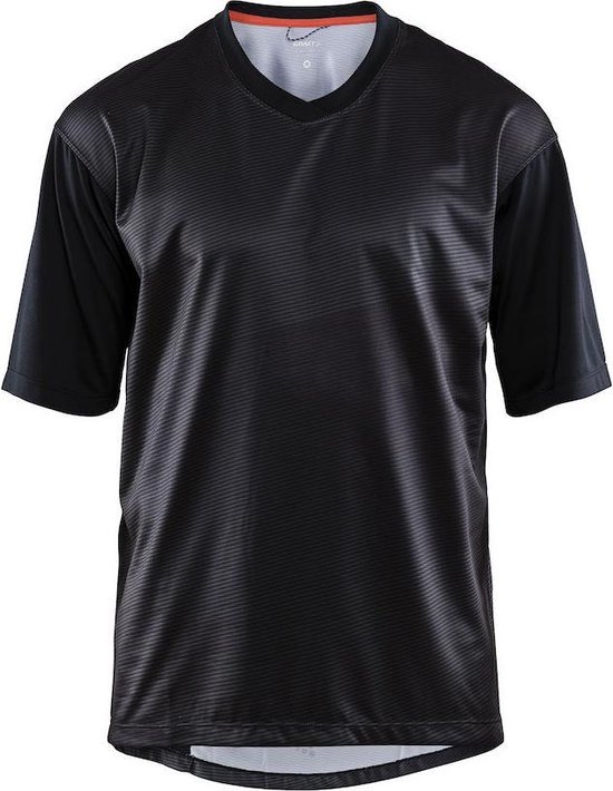 Craft - Maat XXL - Hale Xt Jersey M Fietsshirt Mannen - Zwart/Crest