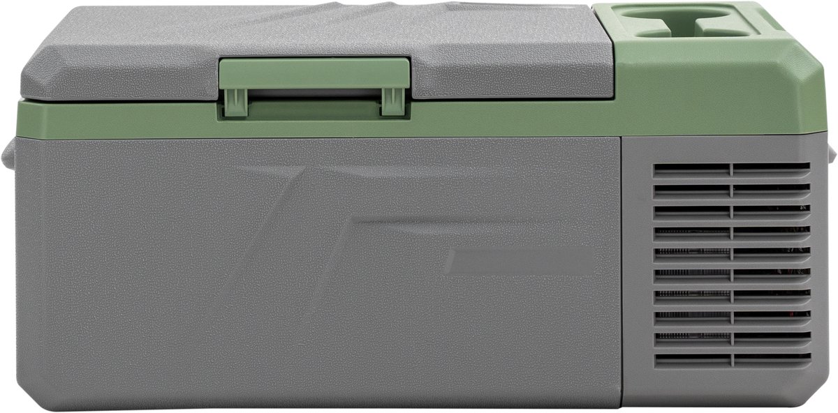 koelkast, compact, gewicht, grijs, groen