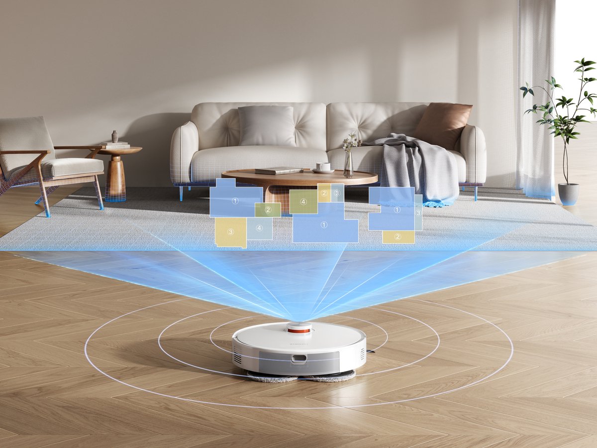Xiaomi Robot Vacuum S40 Pro | Robotstofzuiger met dweilfunctie | 15.000 Pa zuigkracht | Uitschuivende dweil | LDS lasernavigatie | 5200 mAh tot 180 m² | App-bediening