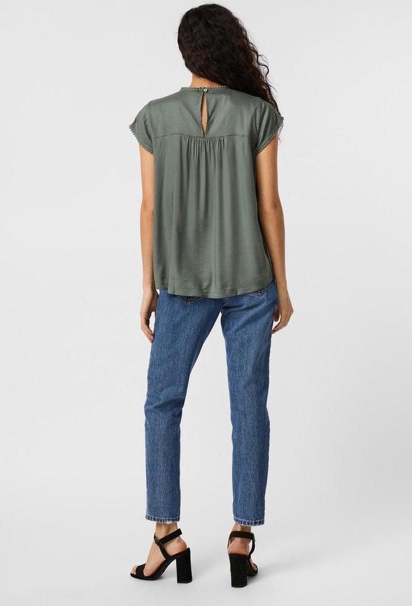 VERO MODA - Maat XS - VMDEBBIE PLEAT S/L TOP GA NOOS Dames Top