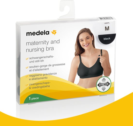 Medela - Maat S - Zwangerschaps en voedingsbeha - Zwart