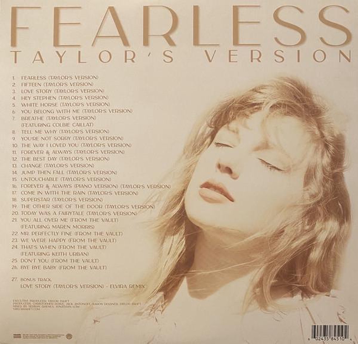 Taylor Swift - Fearless (Taylor's Version) LP