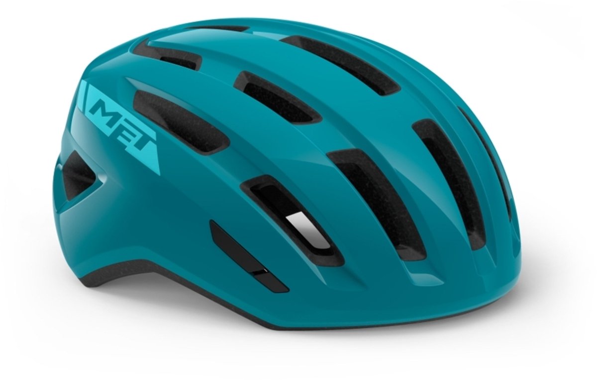 fietshelm, teal, kano, kinderhelm, ventilatieopeningen