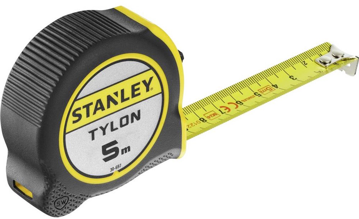 lintmeter, measuring tape, fiberglass tape, yellow tape, Stanley Tylo n 5m