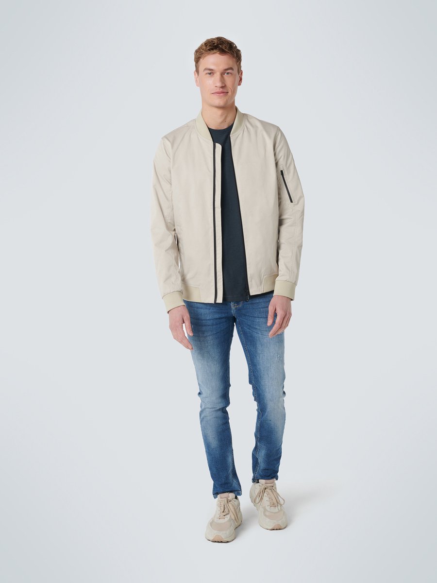 No Excess Maat M Mannen Jack Met Bomberkraag Stone