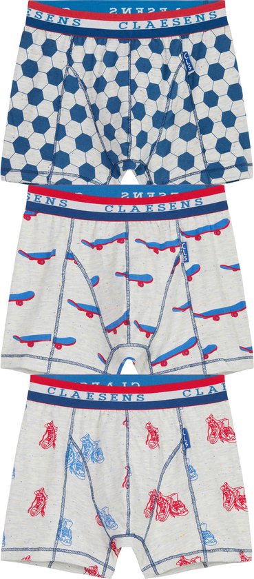 Claesen's® - Maat 116/122 - Boys Boxer 3 Pack - Sports Ondergoed voor jongens
