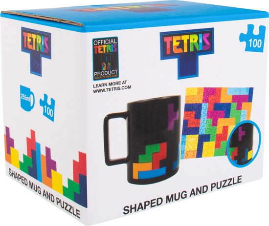 Tetris - beker & puzzel - cadeaupakket