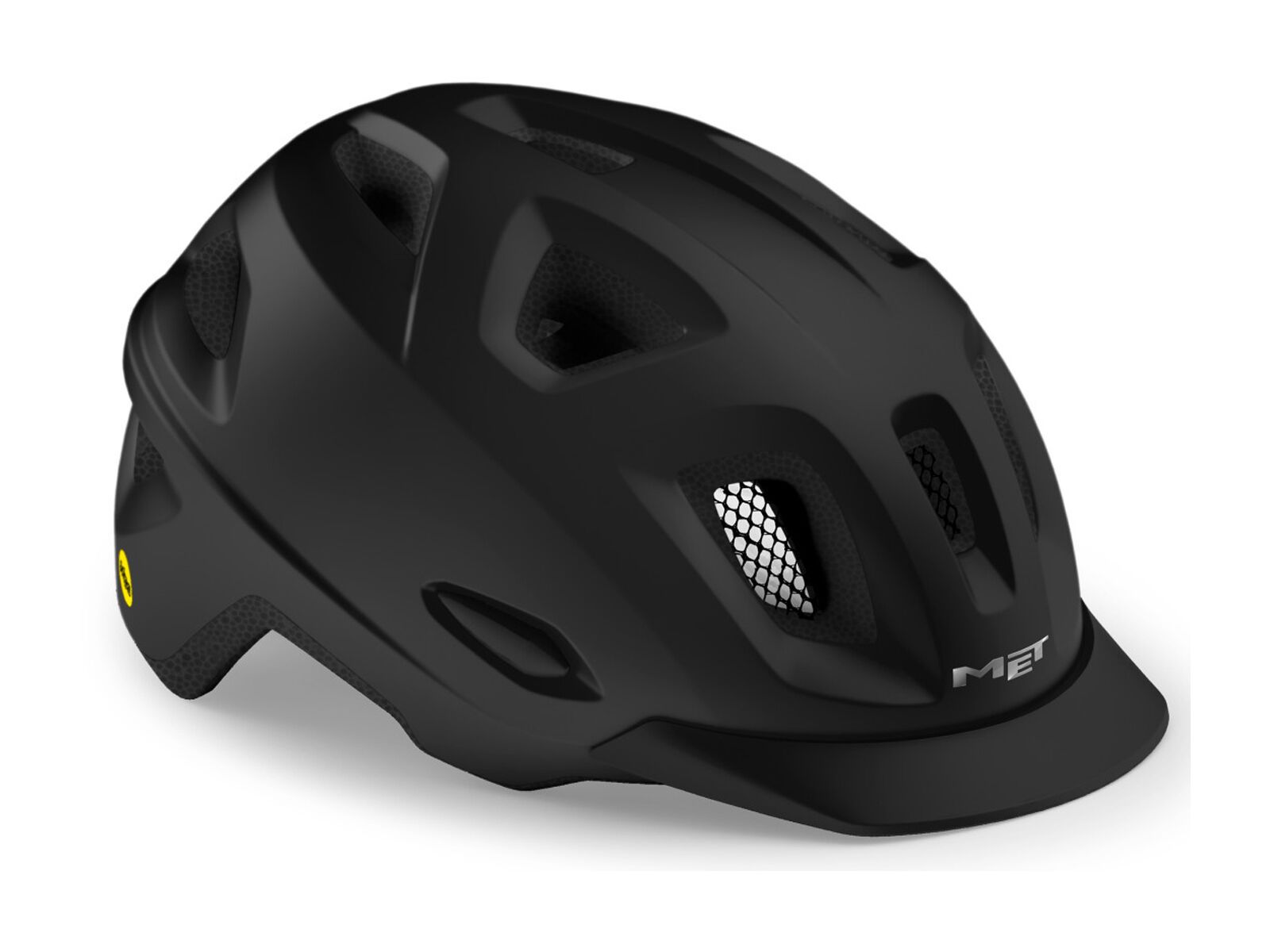Fietshelm MET Mobilite MIPS, zwart/mat - L/XL 60/64