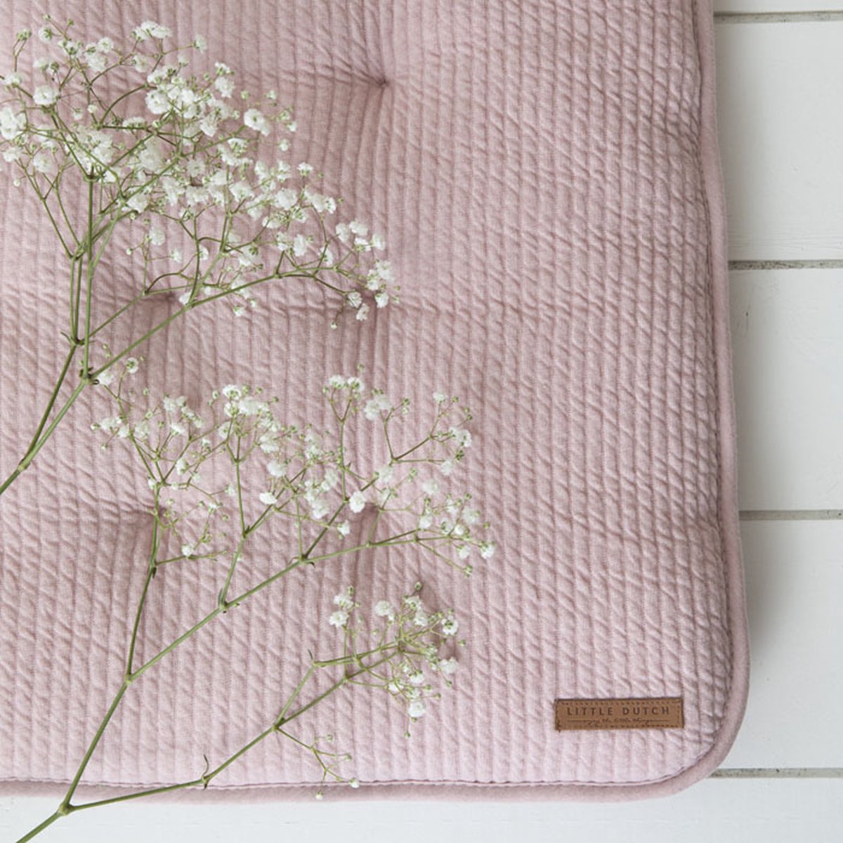 Little Dutch Boxkleed 80 x 100 Pure Pink