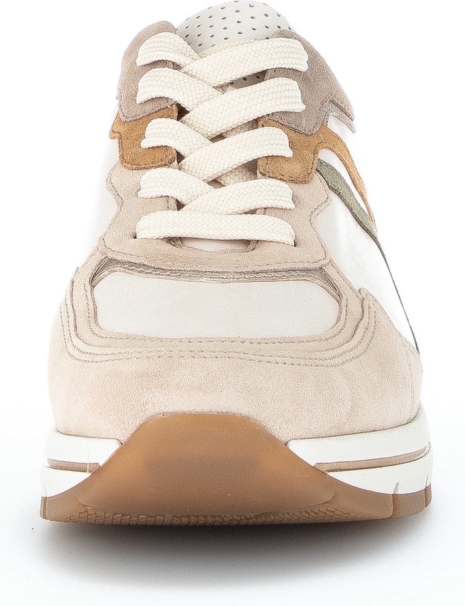 Gabor - Maat 37 - 585.1 Lage sneakers - Leren Sneaker - Dames - Beige