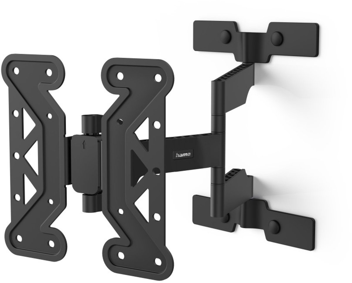 Hama tv beugel - Draai en kantelbaar - 19" - 48" - max 25kg - VESA 200x200 - Ultraslim - Wandafstand 25mm