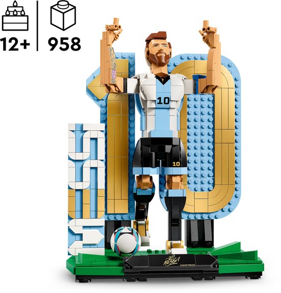 LEGO Editions Lionel Messi – Voetballegende Voetbal Speelgoed voor Kinderen - 43015