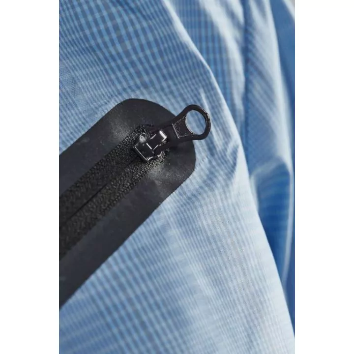 Craft Ride Wind Jacket Lichtblauw/Donkergrijs Maat XL Fietsjas - Heren