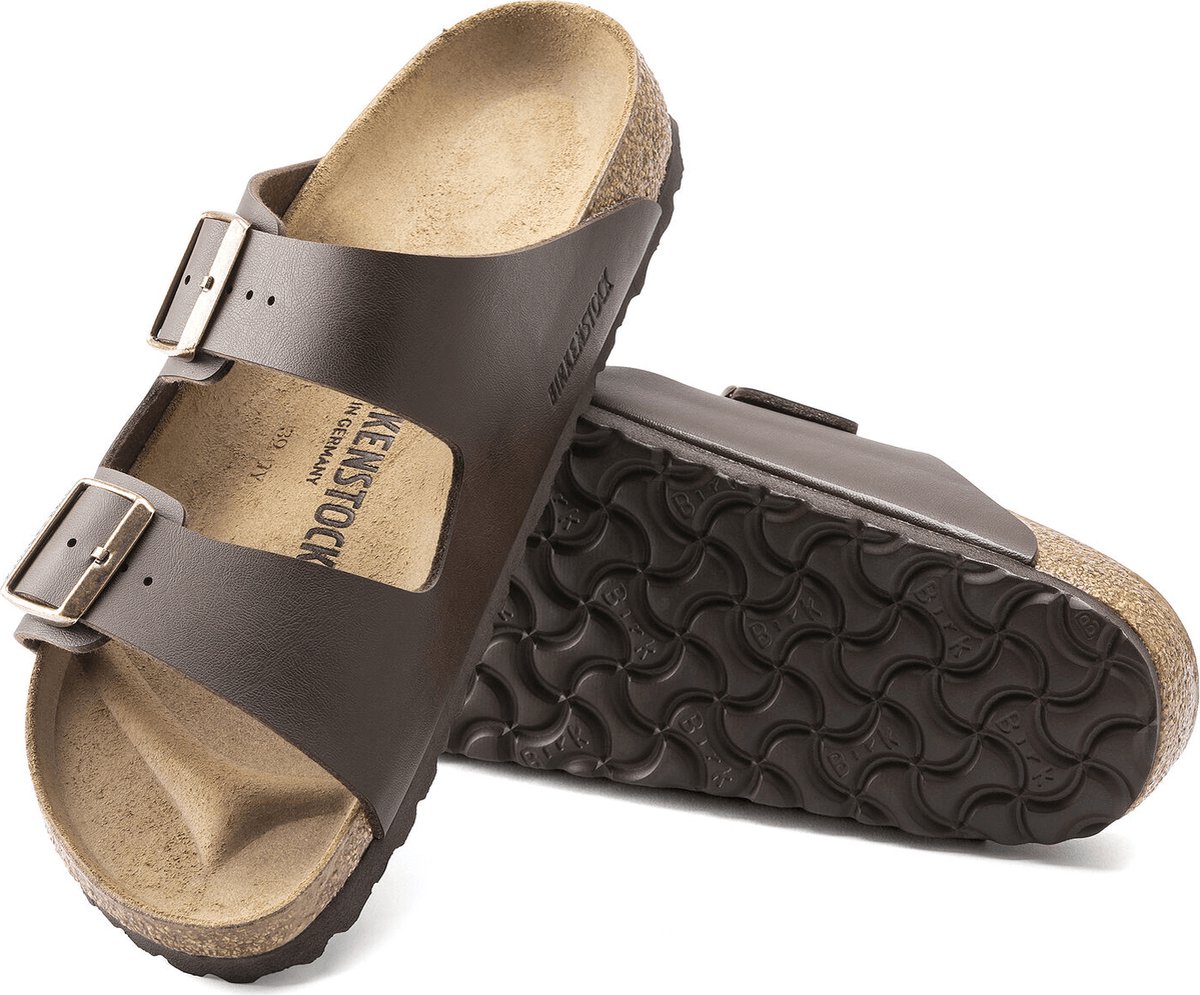 Birkenstock  -maat 41 - Arizona Heren Slippers Regular fit -bruin