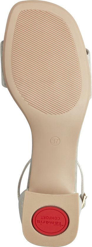 Tamaris COMFORT Essentials - maat 38 - Dames Sandalen - CLOUDY GOLD