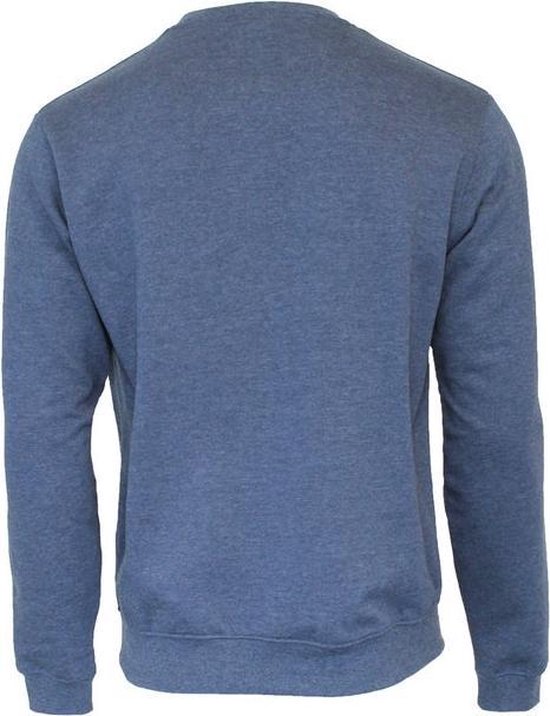 Donnay Maar S  - Fleece Sweater ronde hals (Dean) - Sporttrui - Heren - Dark Denim Marl (1394)