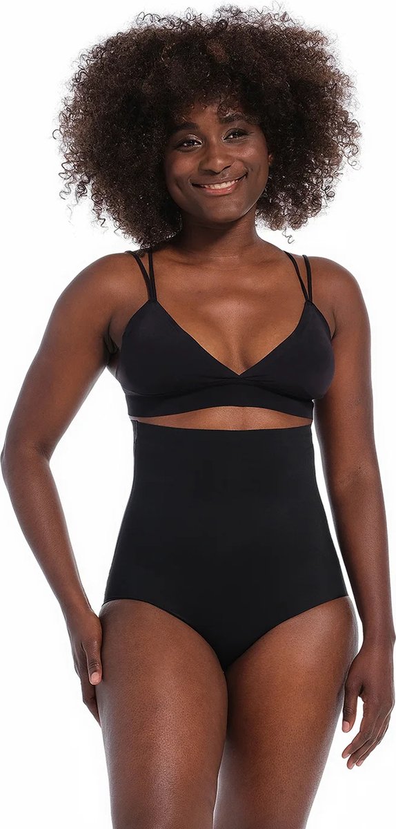 bikini, two-piece, black, bra-top, hooggetaille