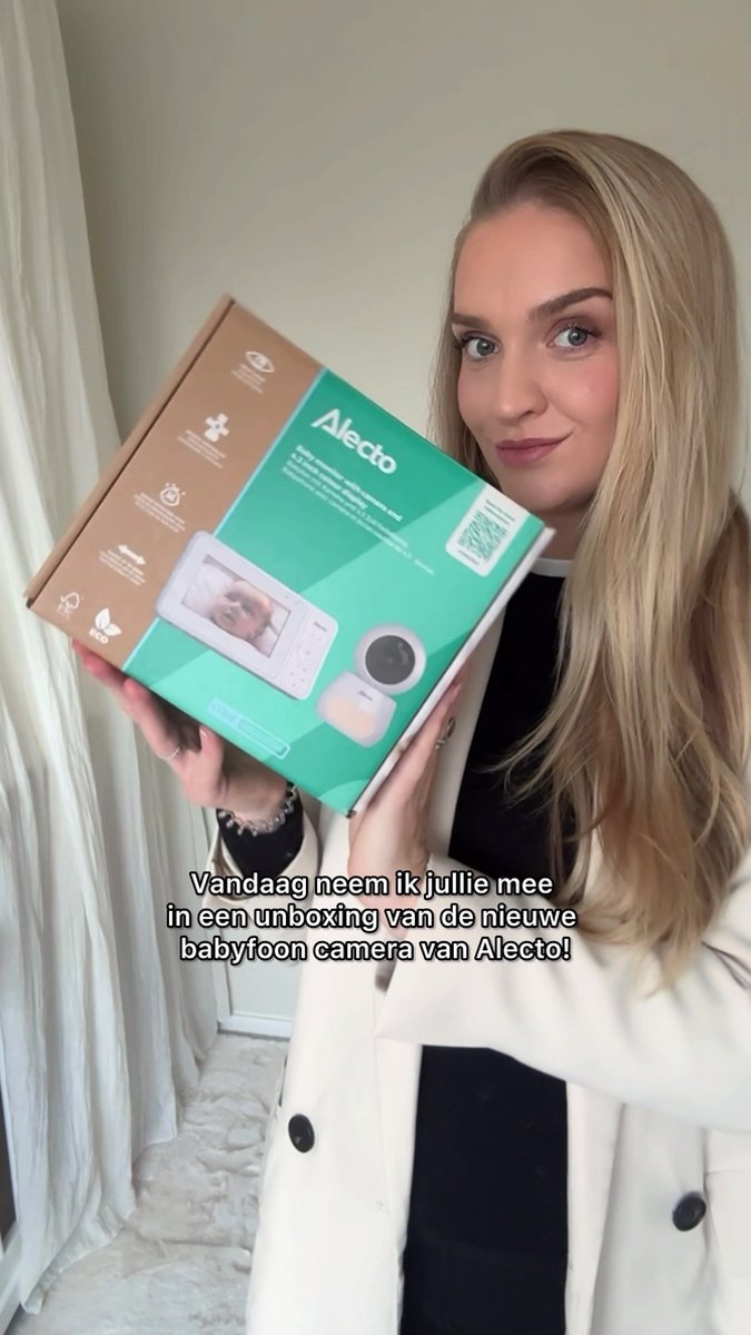 Alecto Babyfoon met - Scherm - camera's - Wit