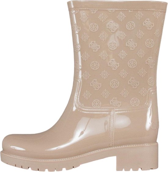 laarzen, rubberlaars, regenlaars, knielaarzen, glanzend faux-leer