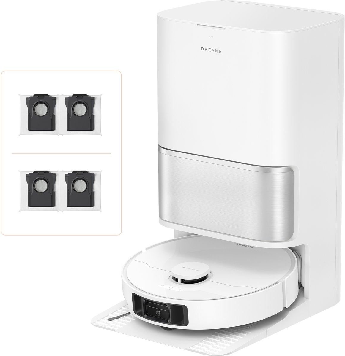 Dreame L10s Ultra Gen 3 Set – Robotstofzuiger met Dweil - 25.000 Pa Zuigkracht - Automatische Leeg- & Zelfreinigende Dweilfunctie - Custom Clean™ Technologie - Slimme zijborstels