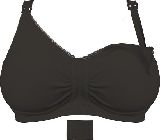 Carriwell - Maat L - Meegroe & Voedingsbh - Padded Carri-gelbeugel - Support+ -- Zwart