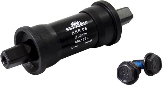 Sunrace Trapas Bbs08 127/35mm Spieloos Zwart
