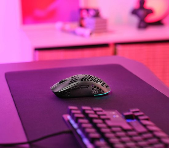 Trust GXT929 Helox - Draadloze Gaming Muis - Ultra licht - RGB verlichting - 4800 DPI - Zwart