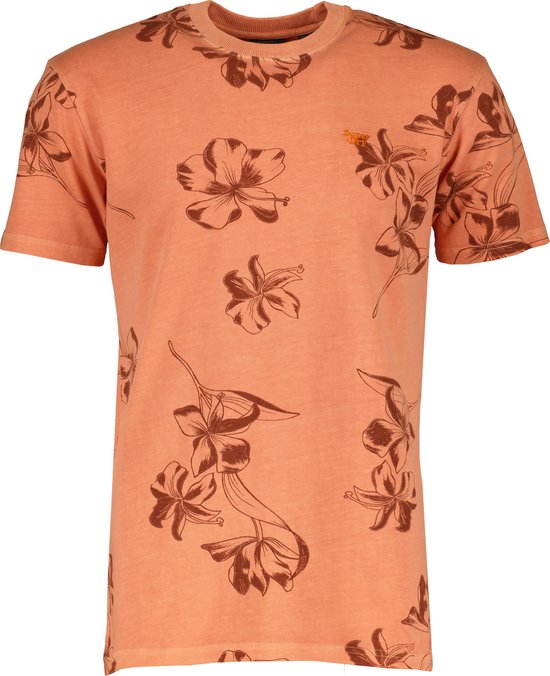 Superdry  - Maat L - Vintage Od Printed Tee Heren T-shirt - Oranje