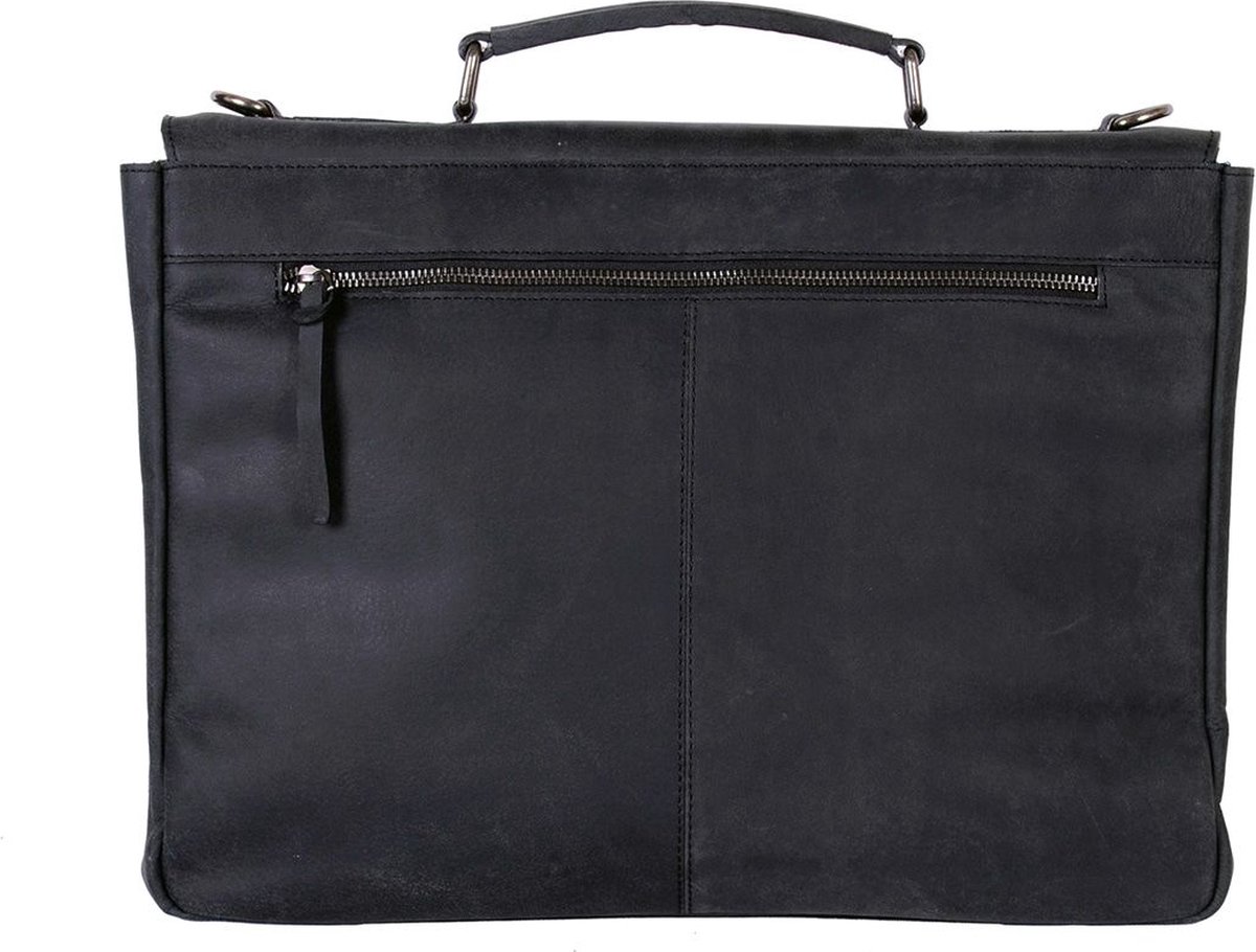 DSTRCT Wall street A4 Laptoptas -15,4 inch - Zwart