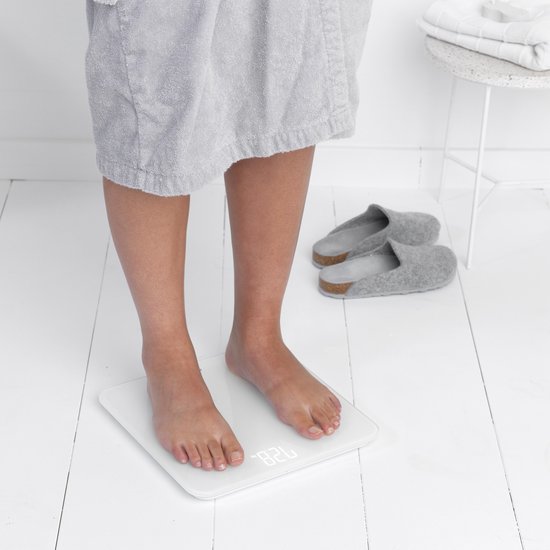 Brabantia ReNew Personenweegschaal - Op Batterijen - Wit