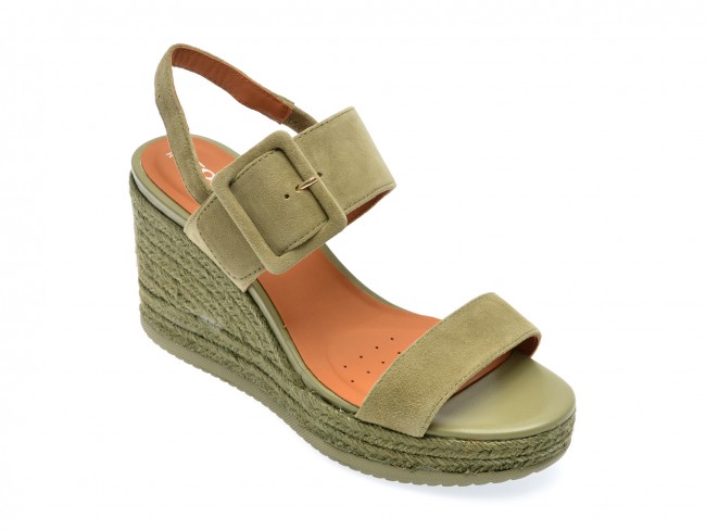 Geox Sandalen - kaki, D35GVB, suède - mt 38