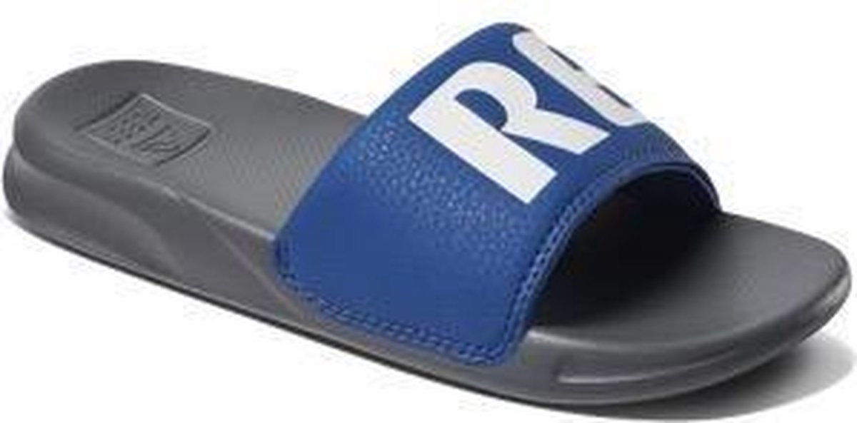 Reef Kids One Slide - Maat 31.32 - Jongens Slippers - Grey/Blue