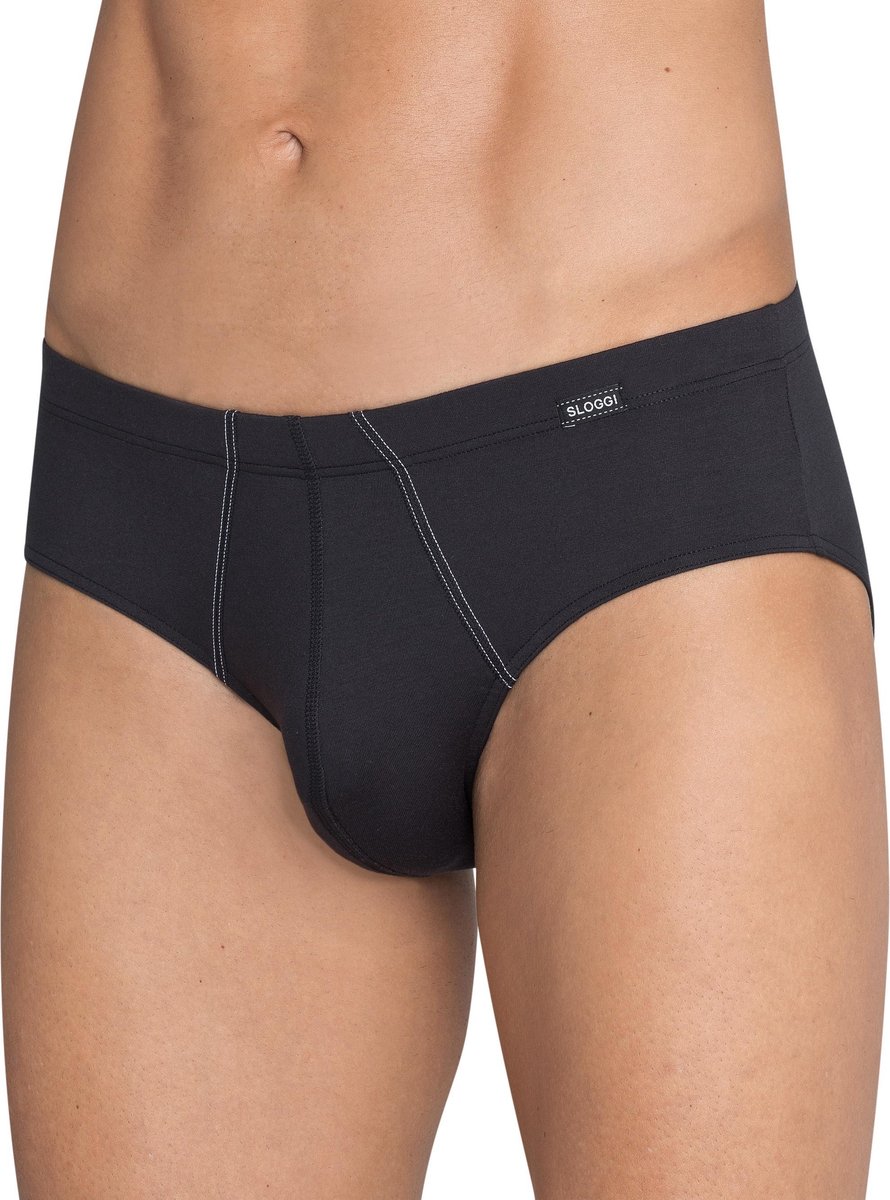 Sloggi Slip Midi - S - Basic Soft Zwart